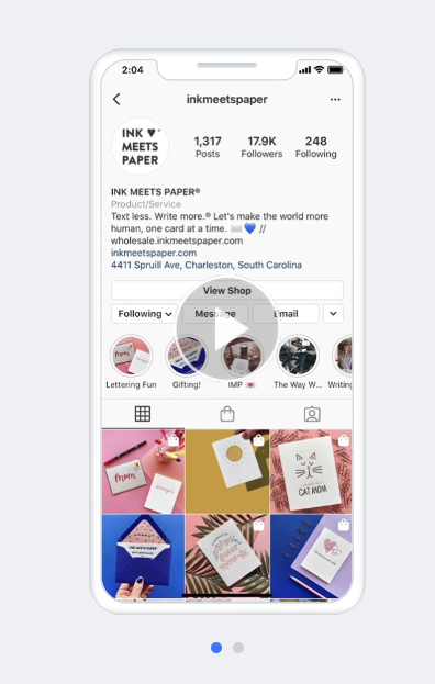 Instagram Shopping Reels Video