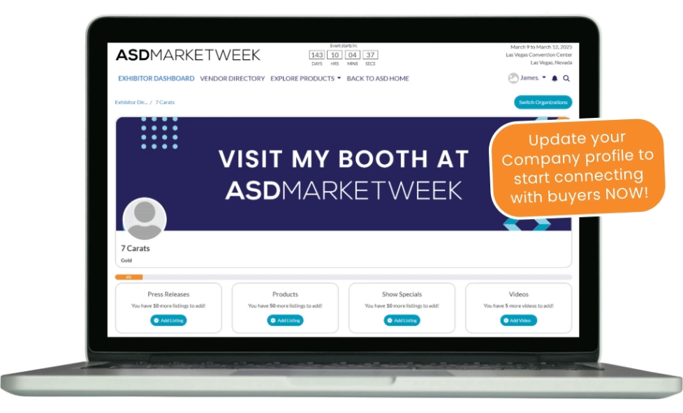 ASD M25 Exhibitor Dashboard Mockup-2-ASD M25 Exhibitor Dashboard Mockup | ASD Market Week